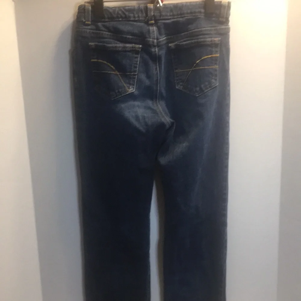 L L BEAN GIRLS SIZE 16 DENIM JEANS